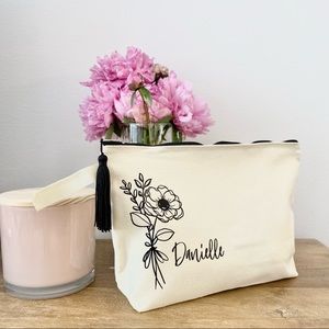 Personalized cosmetic bag